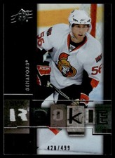 2009-10 SPx GEOFF KINRADE Rookie 428/499 Ottawa Senators #109