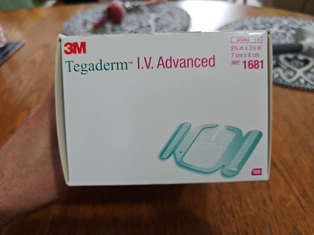 3m Tegaderm IV Advanced Securement Dressing 1681 x 20 exp 11/2024