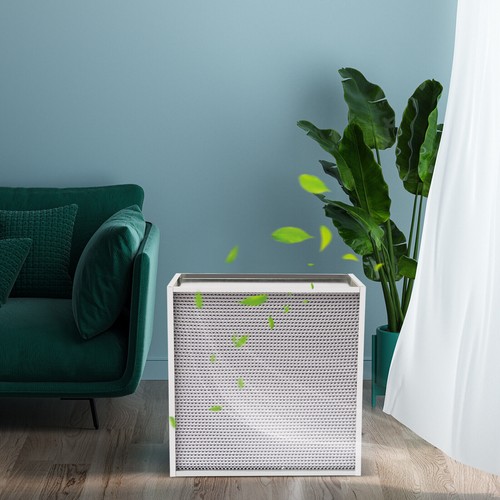 True HEPA Faltenluftfilter für Luftreiniger Ersatzfilter 24''x24x11,5''