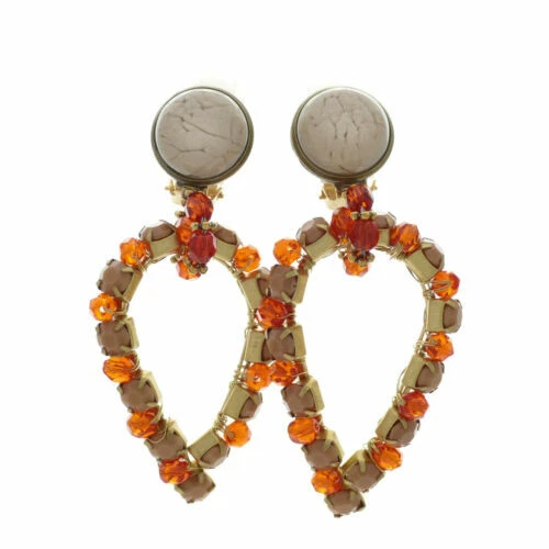 Clip-On Cabochon Mode-Ohrschmuck