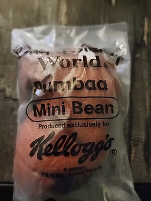 PUMBAA Kelloggs 2001 Walt Disney World Lion King Movie - Mini Bean Plush NISP