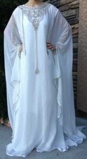 Abaya Moroccan Dubai Farasha Gown Dress Long Kaftan Kaftans New Wedding Islamic