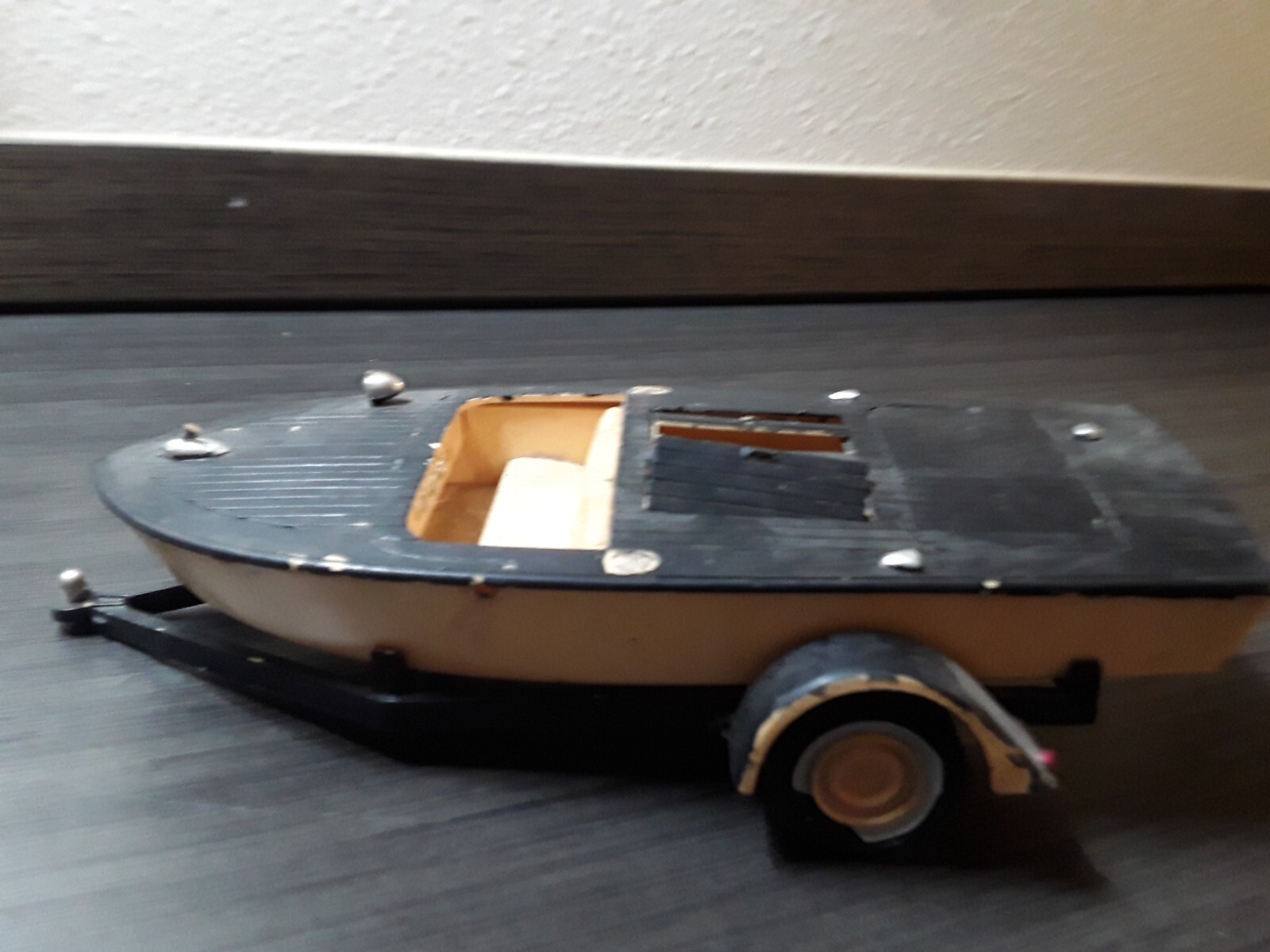 Vintage Boat and trailer model car junkyard parts lot eBay