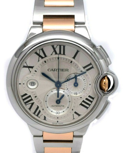 Cartier Ballon Bleu Chrono XL SS/ 18K 