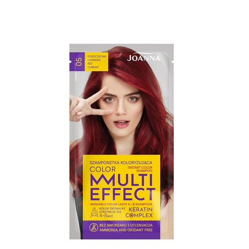 Joanna Multi Effect Hair Colour Shampoo Dye Sachet 4 to 8 Washes Keratin Complex - Picture 15 of 35