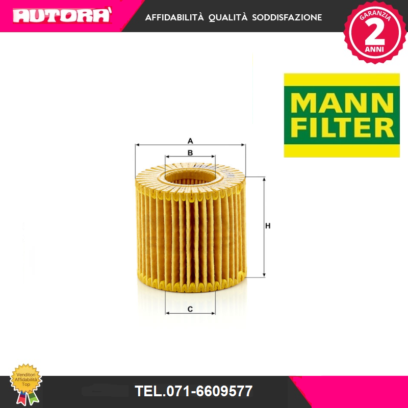 HU6006Z Filtro olio (MARCA-MANN FILTER).