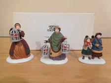 Dept 56 Dickens Village - The Bird Seller - Set of 3 - #56.58033 Free Shipping