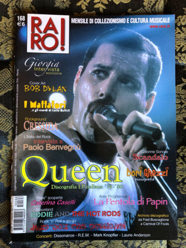 RARO! 168 Magazine about discography ps Queen Bob Dylan Caselli Ghezzi Mercury - 第 1/1 張圖片