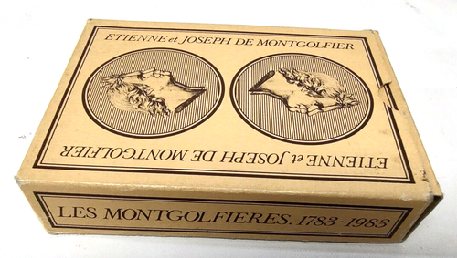 1983 Les Montgolfieres Grimaud France Playing Cards Hot Air Ballons Pack Sealed - Picture 3 of 6