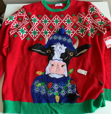 Light Up Walmart Ugly Sweaters For Men Ugly Christmas Sweater