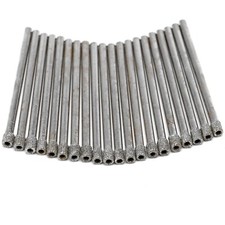 20Pcs 3mm 1/8" Diamond Hole Saw Core Glass Drill Bits Masonry Tools for Stone