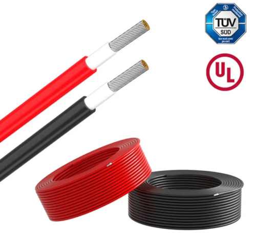 Kabel solarny 4mm2 czarno-czerwony H1Z2Z2-K kabel fotowoltaiczny - Zdjęcie 1 z 1
