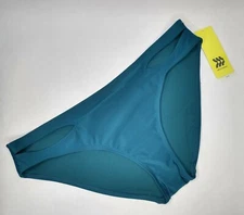 All In Motion Bikini Bottoms Swim Suit Separates UPF 50+ Green Size Large 
