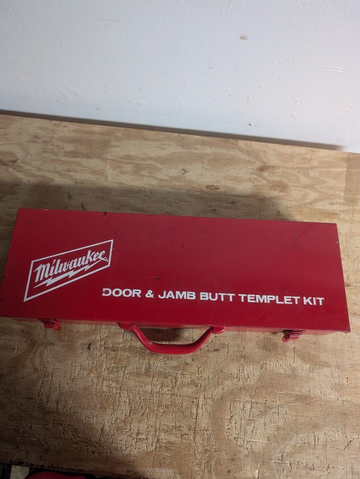 Milwaukee Door & Jamb Butt Template Kit 49540100 W/Corner Chisel/2