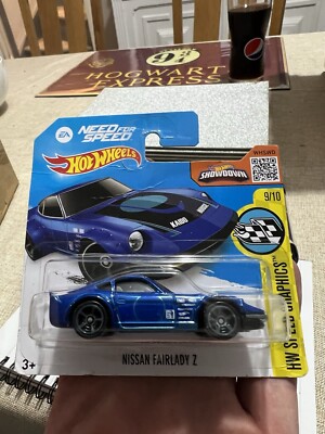 Mattel Hot Wheels HW Need For Speed Grafik Nissan Fairlady Z blau 2015