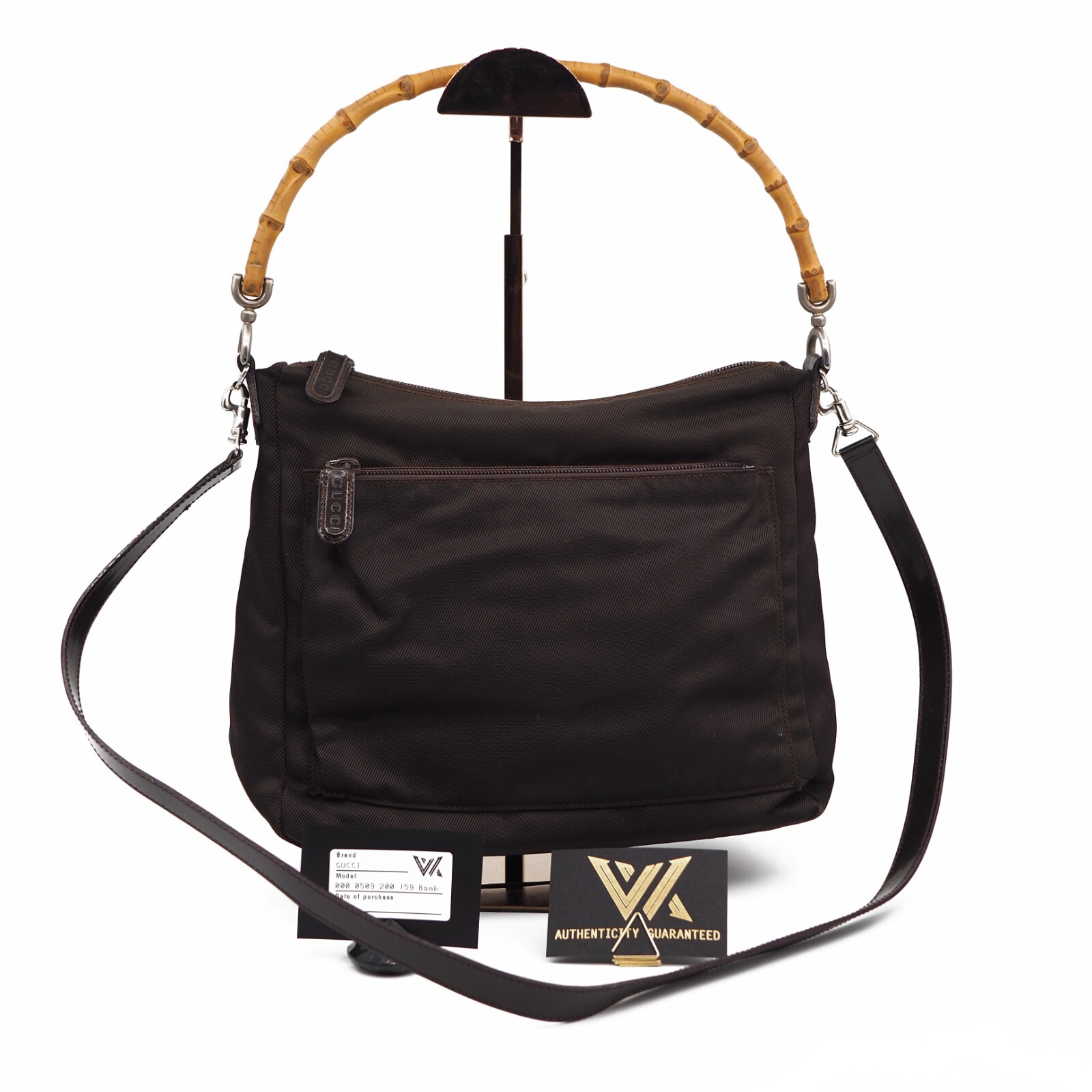 Gucci Bamboo 000 0509 200 159 Vintage Luxury Designer Handbag Op | eBay