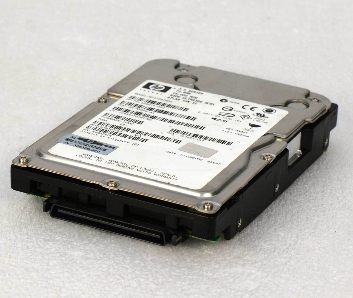 Disco Rigido HP Invent SCSI 72.8GB 15.000 RPM – 80 PIN – Unità SCA – NOS
