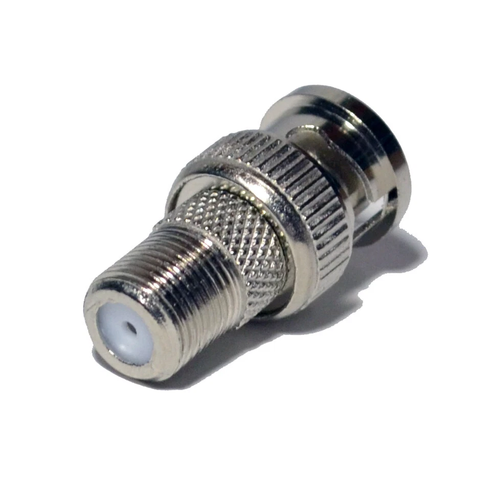 100 pack BNC Male to F Female Connector Adapter for Coaxial Cable CCTV - Image 3 of 4