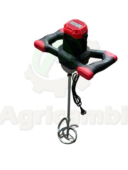 Mixer Miscelatore Trapano per malta cemento vernice 1800w completo di frusta