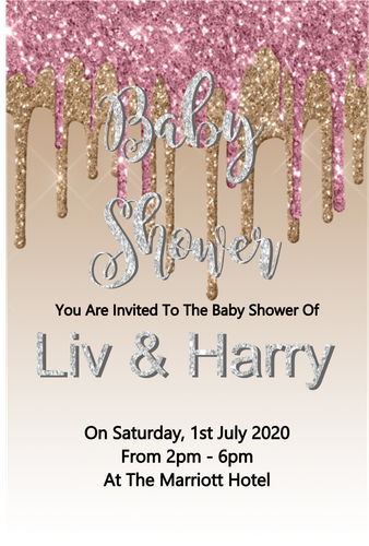 10 hermosas invitaciones personalizadas para baby shower niño o niña - Imagen 11 de 24