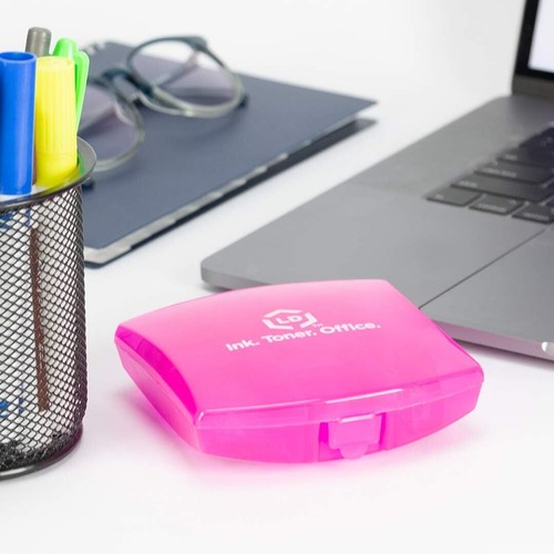 LD Products Pink Mini Office Supply Kit Portable Case with Scissors, - Picture 5 of 8