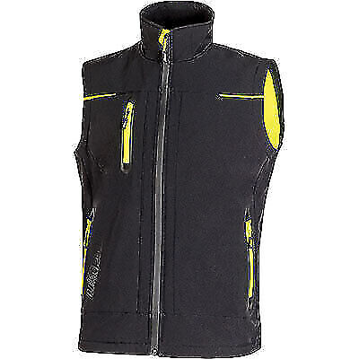 Gilet U-Power Universe Black Carbon - Softshell Tecnico U-Tex M