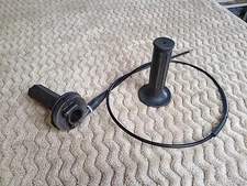 1980 Honda CR80R Elsinore OEM Throttle Tube Twist Grip Housing Assembly NewCable