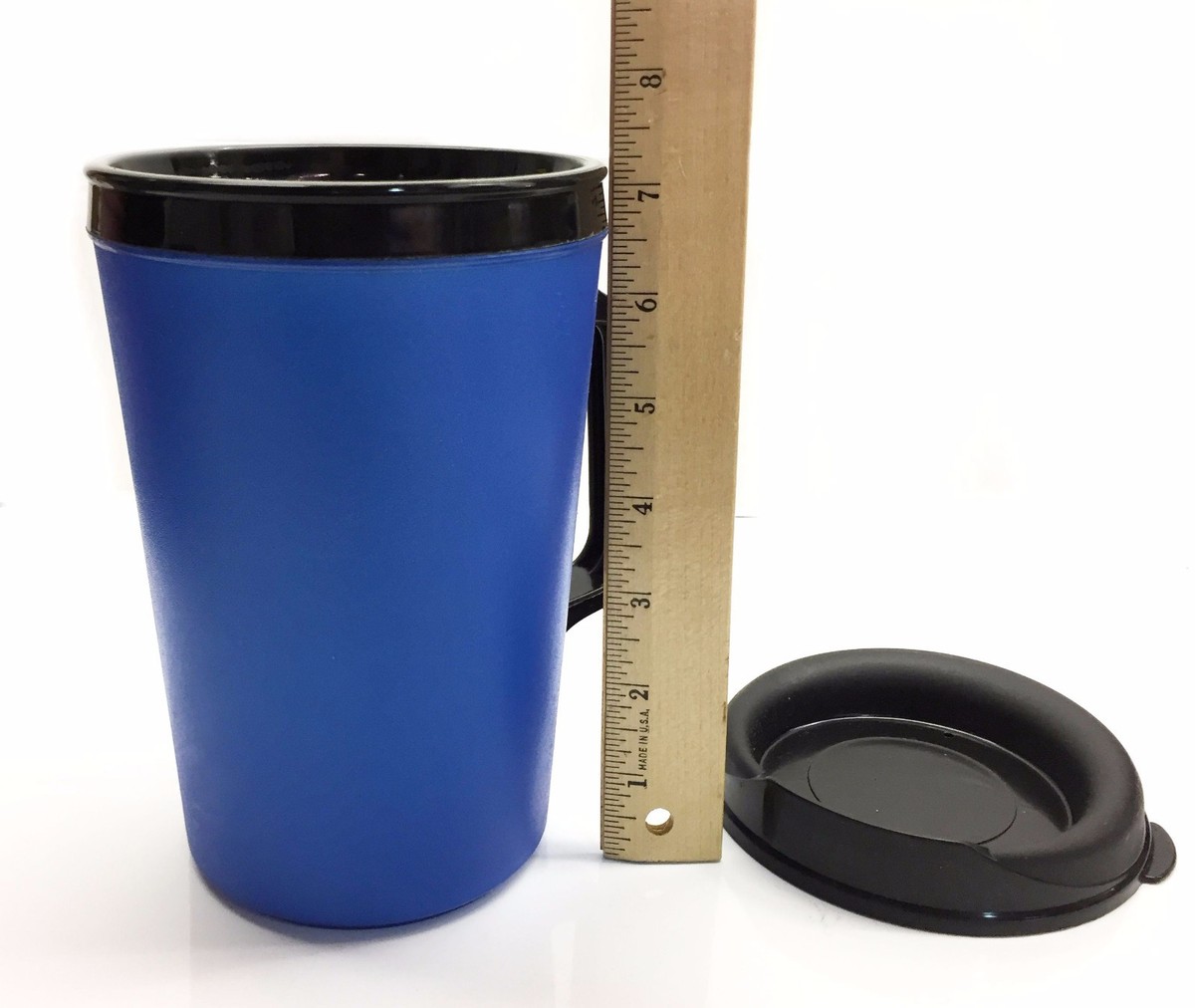 2 Thermo-Serv Foam Insulated Travel Mugs 34 oz - Blue | eBay