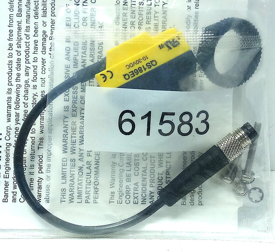 Banner Engineering QS186EQ 61619 10-30 V DC Photoelectric Proximity Sensor - Image 3 of 4