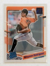 2023 Panini Chronicles Clearly Donruss Grayson Rodriguez Blue Foil /50 RC #2