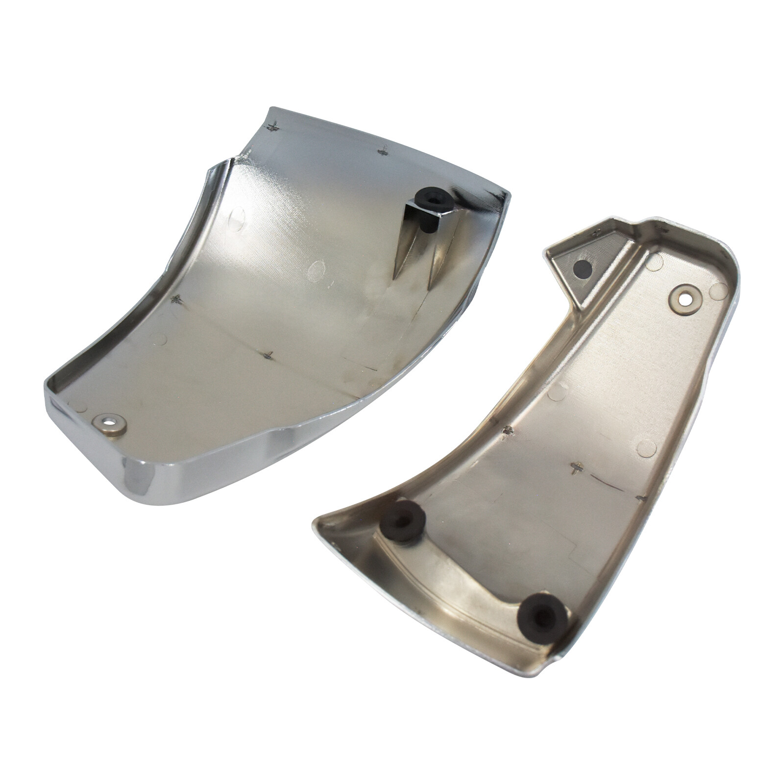 Chrome Battery Side Fairing Covers For Harley Softail Standard M8 Deluxe 18-2023