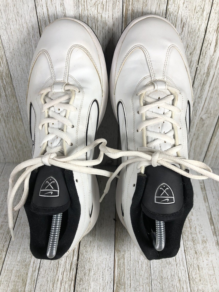 Nike Golf Shoes Men's Size 8 Cleats White Style 183919 Preowned