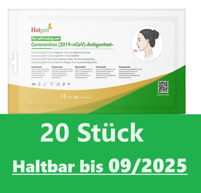 20x Corona Hotgen Schnelltest Laientest Selbsttest COVID 19 Omicron 23/11/2026