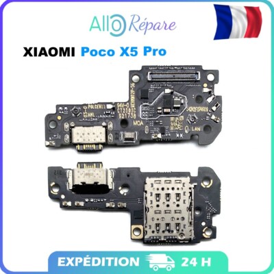 Connecteur De Charge USB-C Pour Xiaomi Poco X5 Pro - Pièce De Remplacement - Noir - Neuf