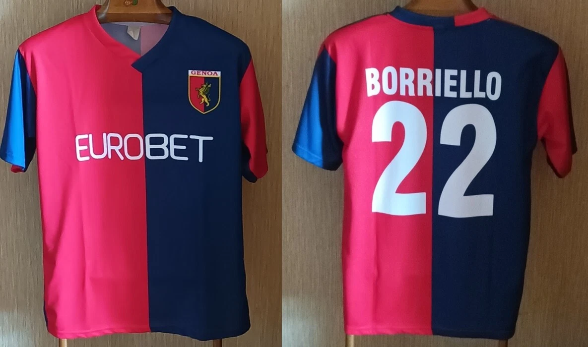 Maillot Italie Porté En Match – Marco Borriello – Euro 2008 Domicile