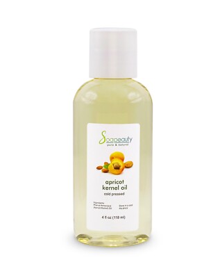 APRICOT KERNEL OIL CARRIER COLD PRESSED NATURAL 100% PURE 4 OZ