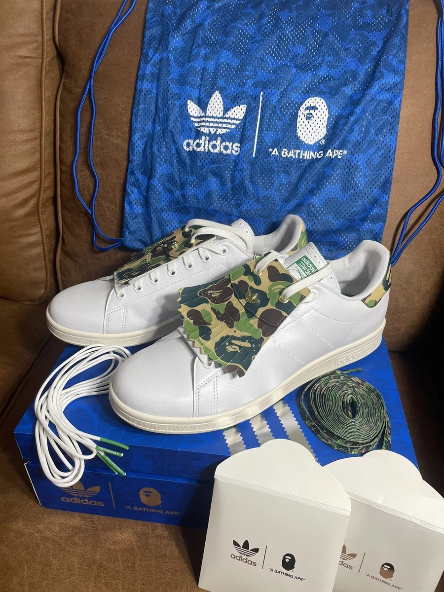 Adidas x BAPE 30th Anniversary Stan Smith Golf Sz12 ABC Camo Superstar 80s  ZX