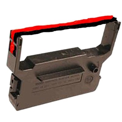 Farbband-schwarz/rot - für Nikko NK 614-2 --Farbbandfabrik Original