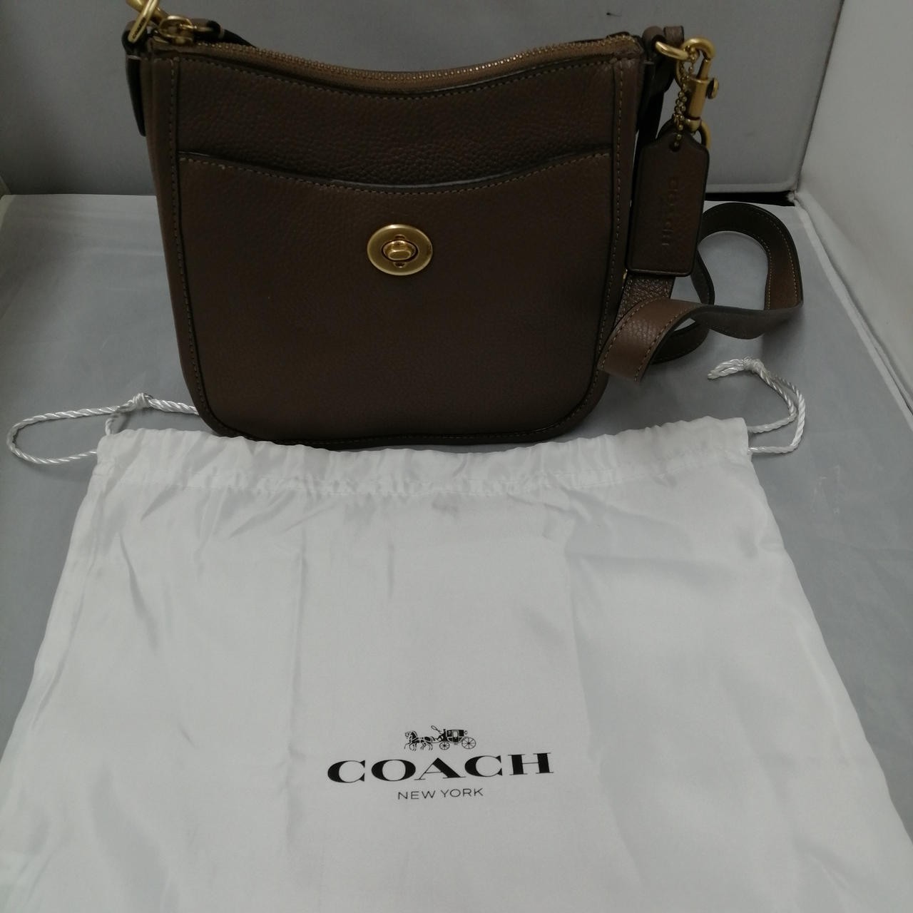 COACH CC390 Japanese Leather Chase Crossbody Bag  