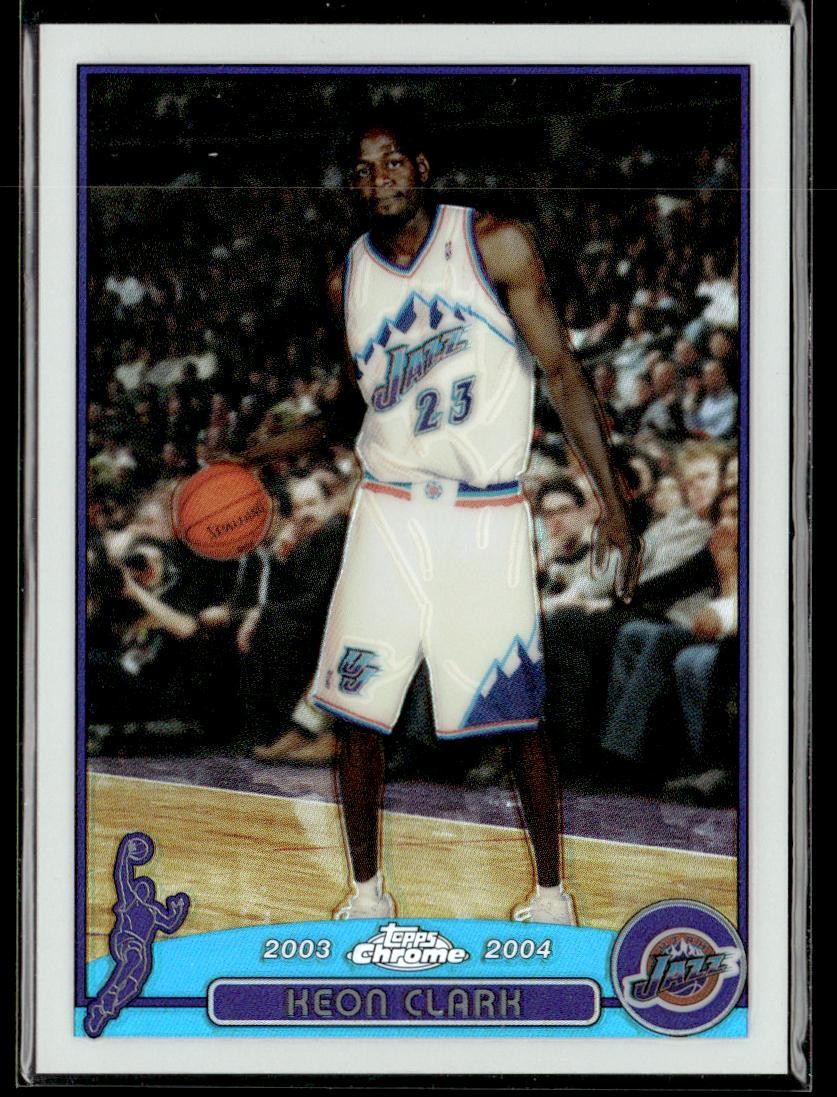 2003-04 Topps Chrome Keon Clark Refractor HSC
