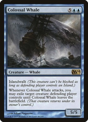 Colossal Whale Foil Magic 2014 48 NM MTG
