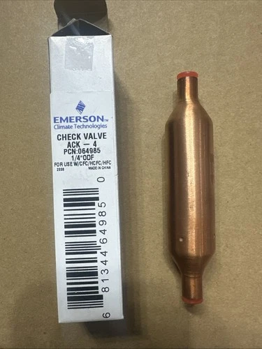 Emerson Climate Technologies Check Valve, model ACK-4