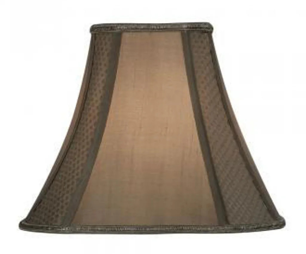 Lampshade Gold 16"" Square 410mm Oaks Lighting S852/16 GO