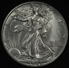 1942 WALKING LIBERTY HALF DOLLAR LUSTROUS UNCIRCULATED