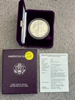 1988 S 1 oz .999 Fine Silver Proof American Silver Eagle with Box and COA #269