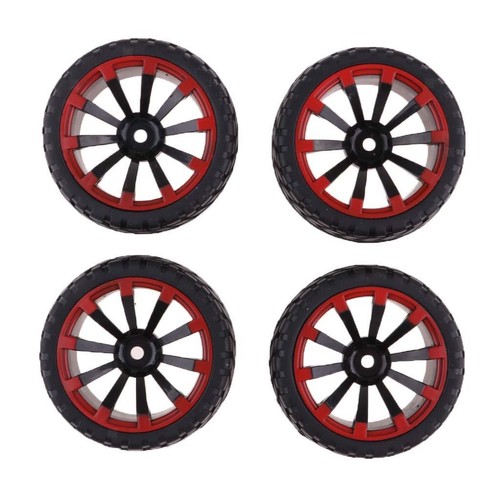 4 Stück RC Car Racing Reifen & Felge Für 1/10 HSP HPI Redcat - Bild 5 von 6