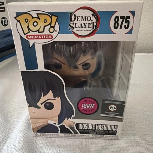 Funko Pop! Animation Demon Slayer Inosuke Hashibira #875 Flocked Chase Exclusive