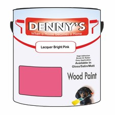 Dennys Wood Fence Paint - Lacquer Bright Pink