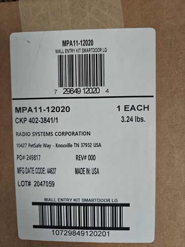 PetSafe MPA11-12020 Elektronischer SmartDoor Wandumbausatz LARGE NEU - Bild 4 von 4