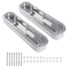 Tall Valve Covers For Ford Mercury 260 289 302 351w Baffled Aluminum Gh-6344
